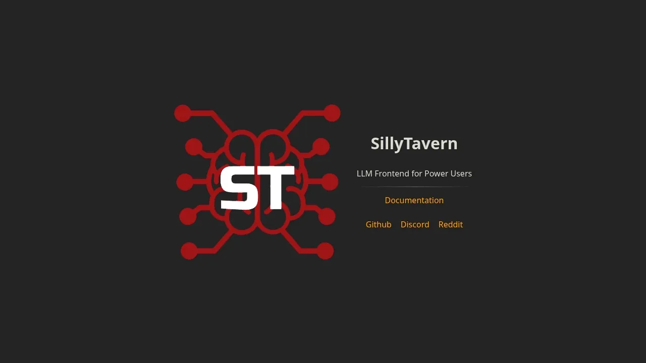 Screenshot of SillyTavern website
