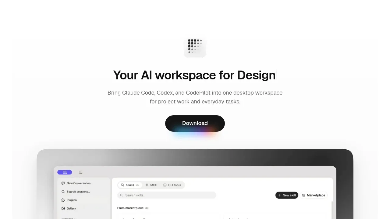Screenshot of CodePilot website