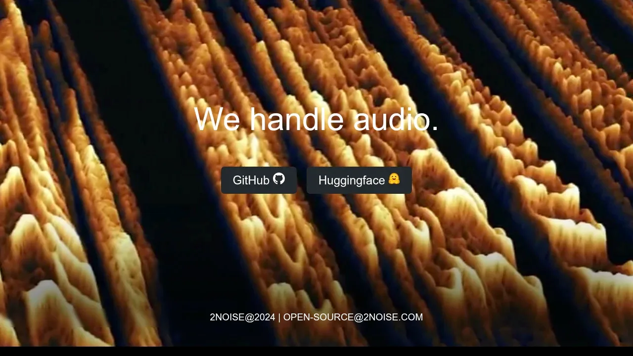 Screenshot of ChatTTS website