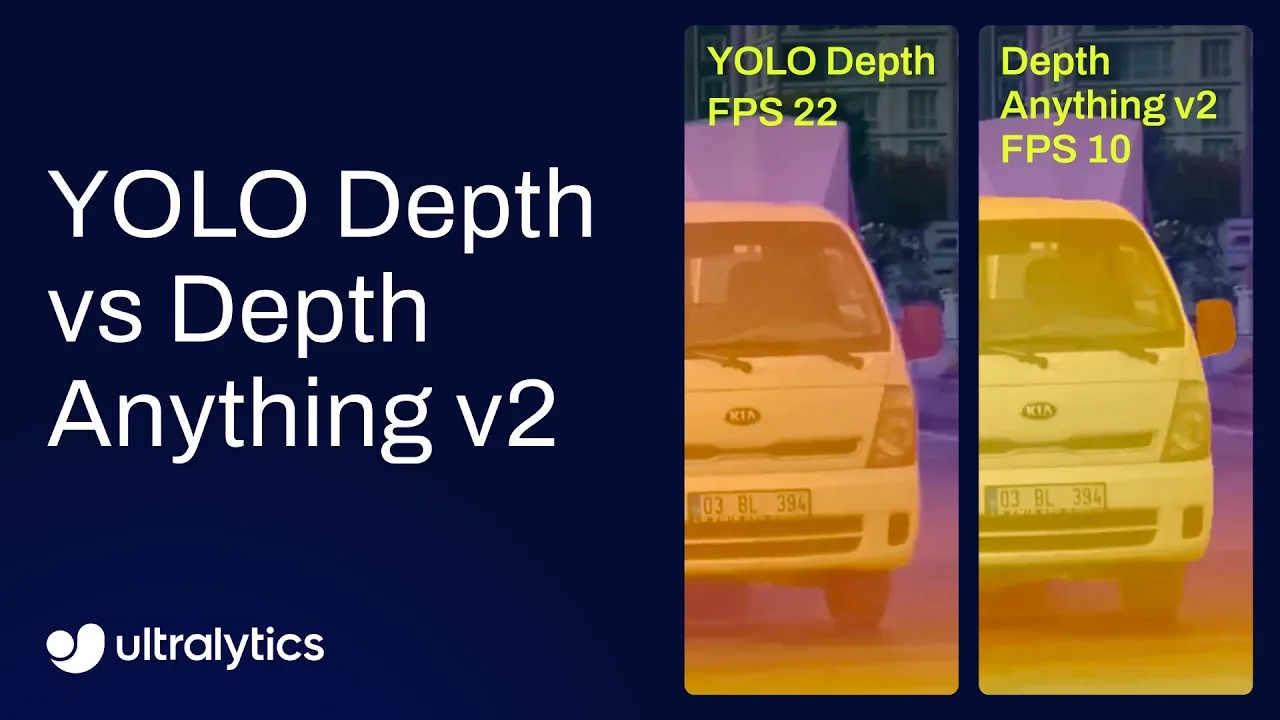 YOLO26 Depth vs Depth Anything V2: Python comparison
