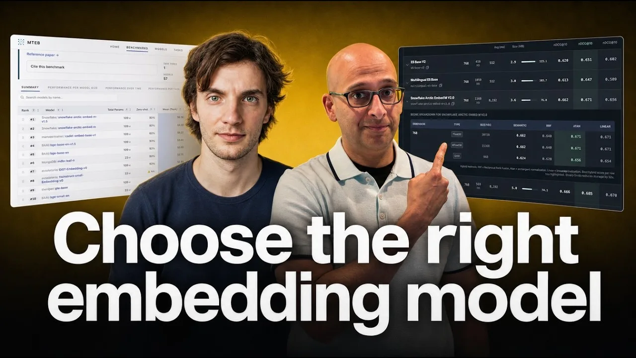 MTEB rankings: choose embedding models for your data