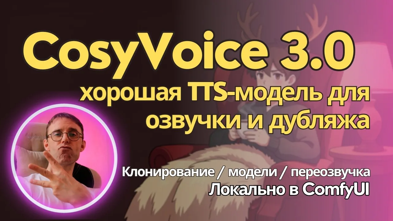 CosyVoice 3.0 in ComfyUI: setup and Russian voice cloning