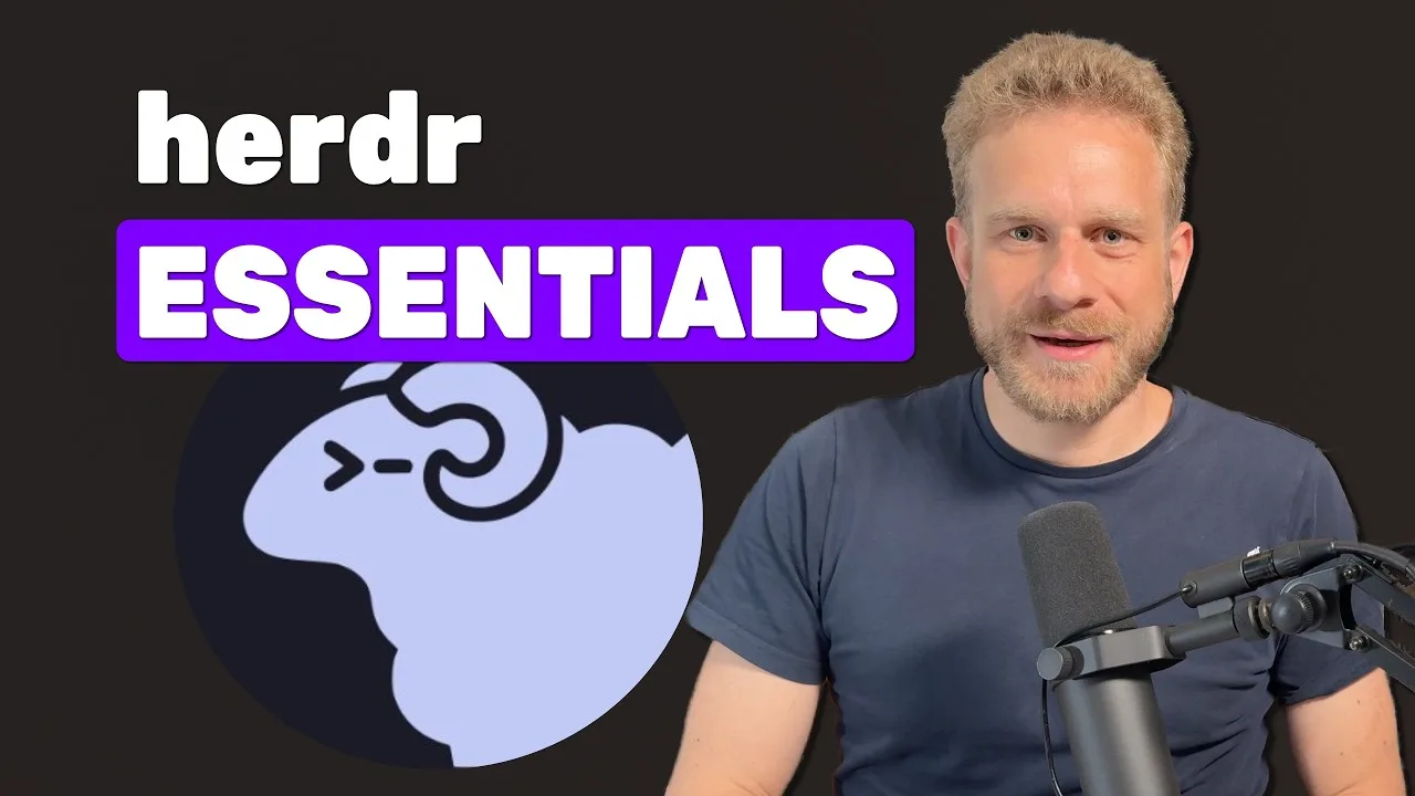 herdr tutorial: manage coding agents and remote sessions
