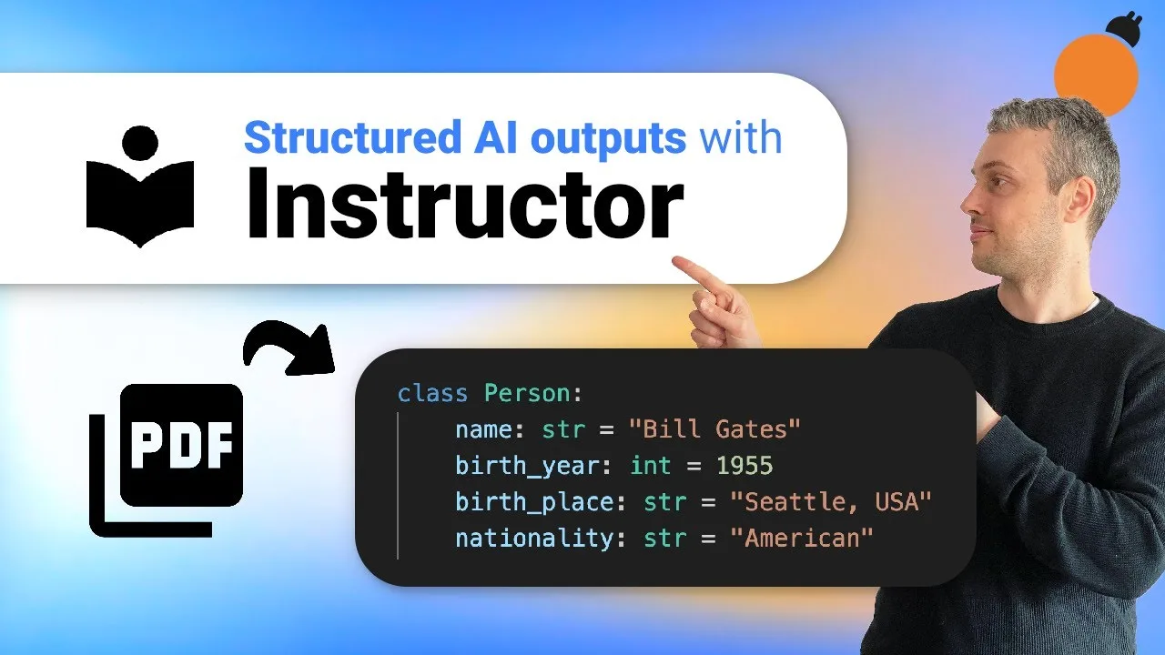 Instructor and Pydantic: extract invoice data from PDFs