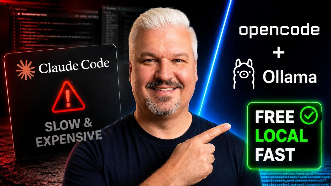 OpenCode + Ollama setup and Claude Code comparison
