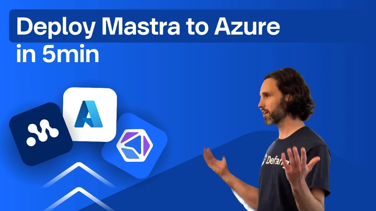 Mastra and Defang: deploy an AI agent to Azure