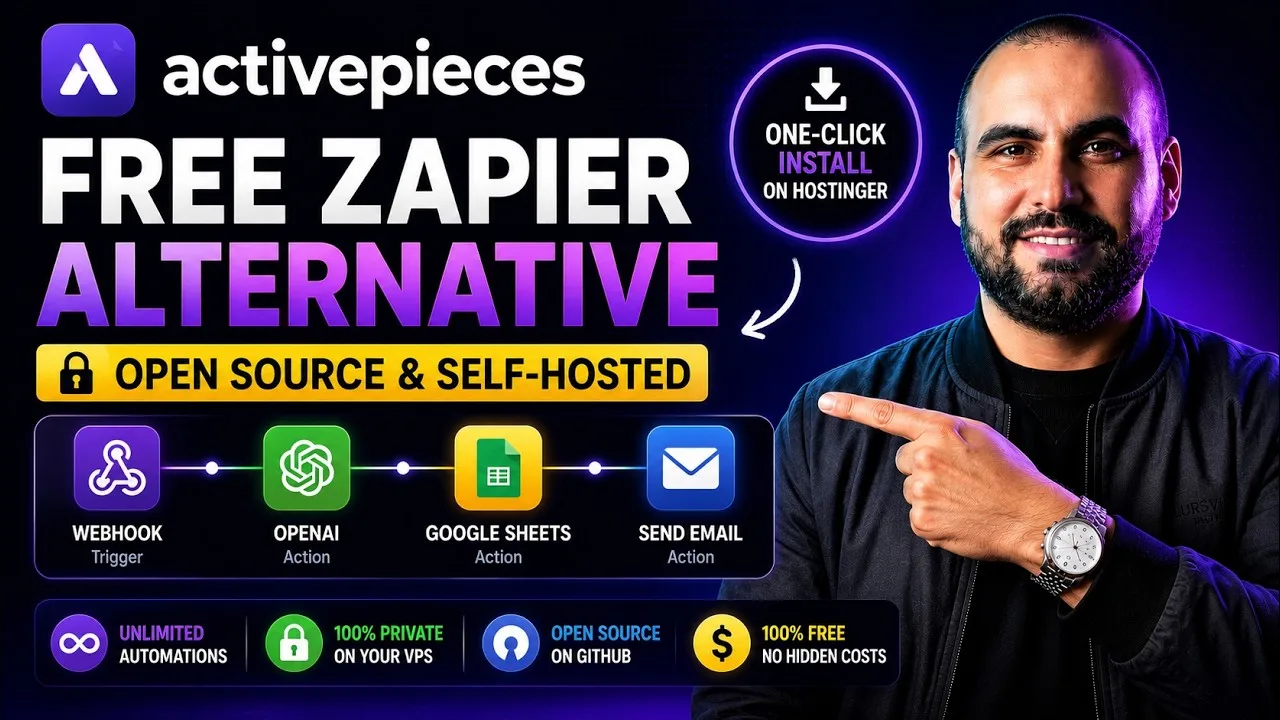 ActivePieces: self-hosted setup as a Zapier alternative