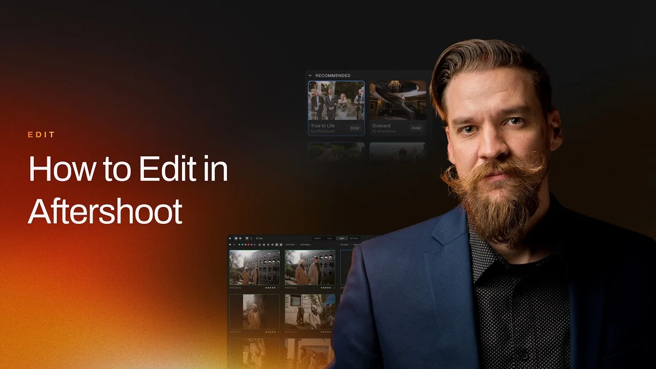 Aftershoot setup: AI profiles and batch photo editing