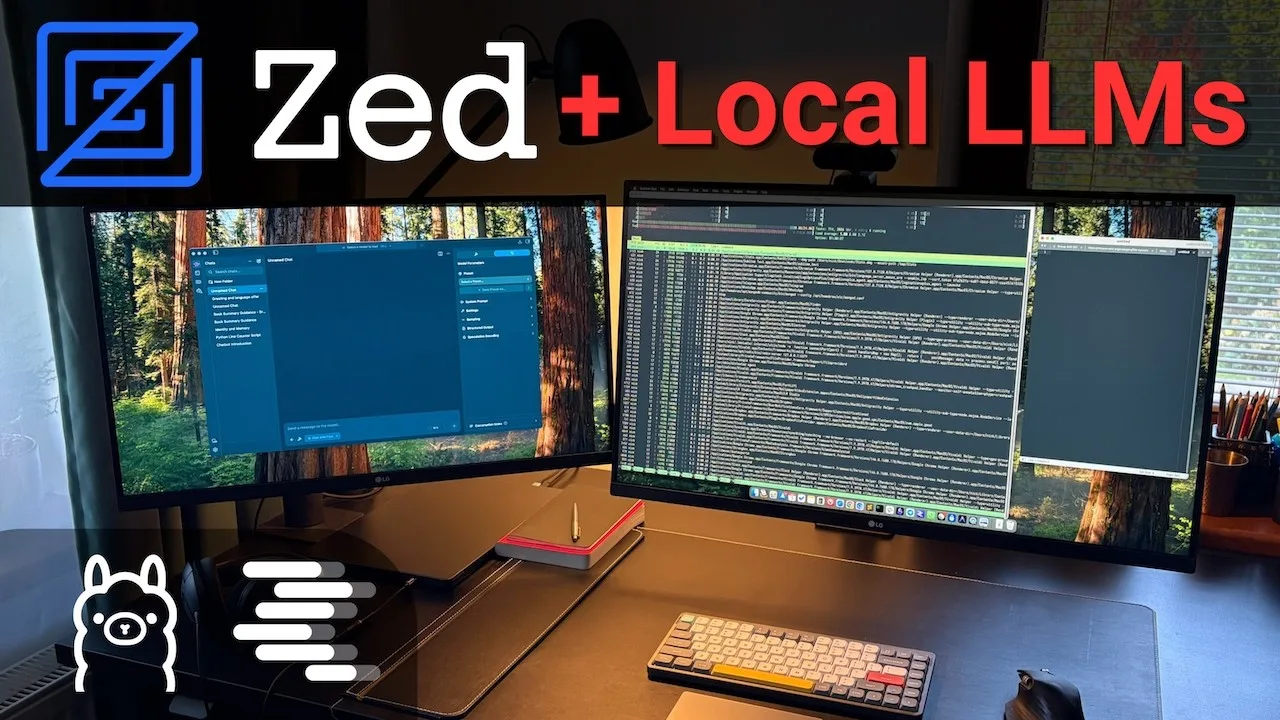 Zed Editor setup with Ollama and LM Studio