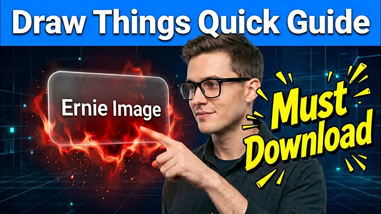Ernie Image Turbo: Draw Things setup and model comparison