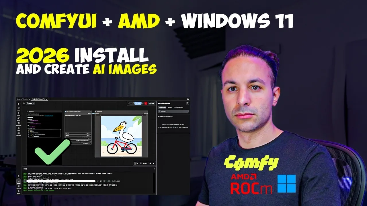 ComfyUI with ROCm on Windows 11: Z Image Turbo setup