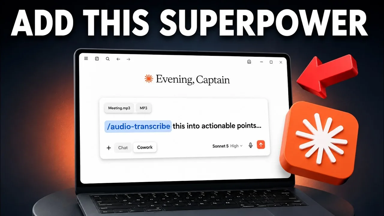 Sherpa-ONNX audio transcription through Claude and Cowork