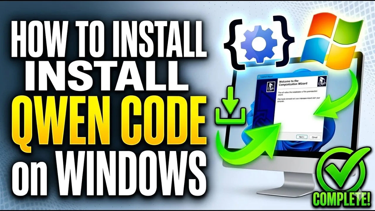 Qwen Code setup on Windows 11 with npm and Ollama