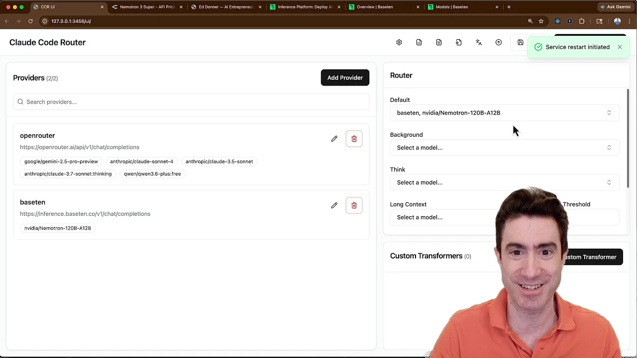 Claude Code Router setup: Qwen vs Nvidia Nemotron