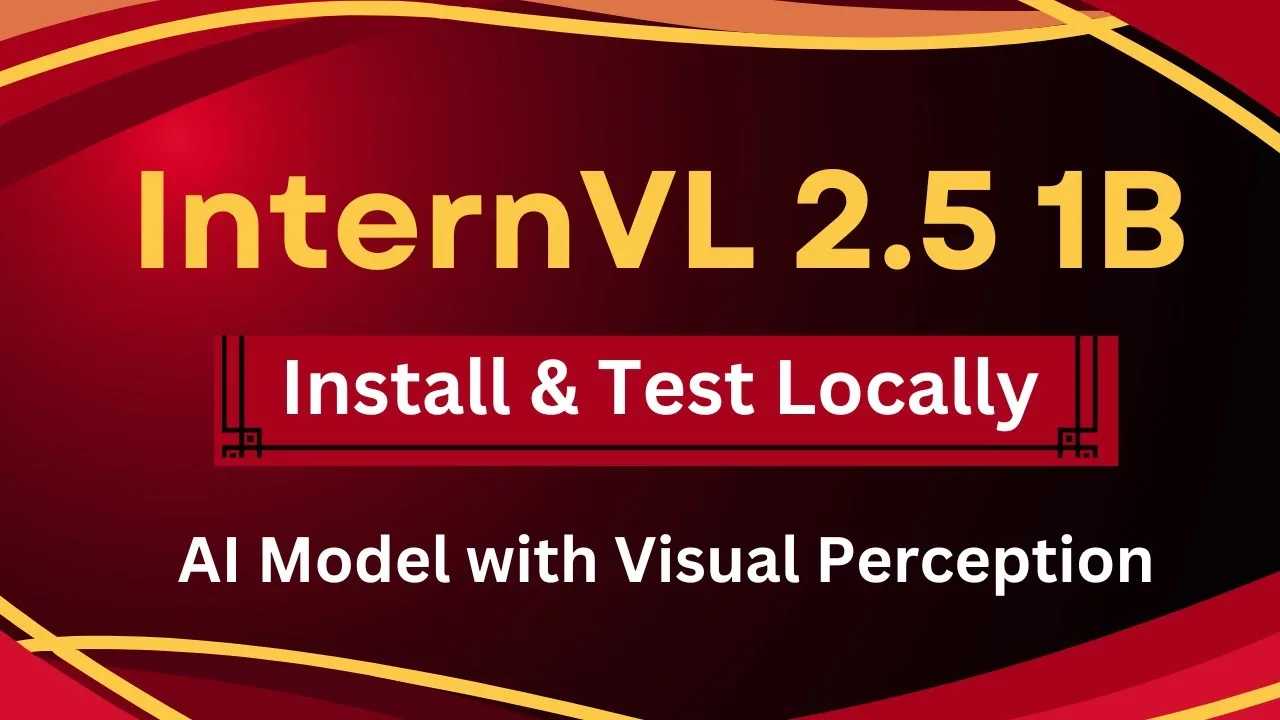 InternVL 2.5 1B local setup and image tests