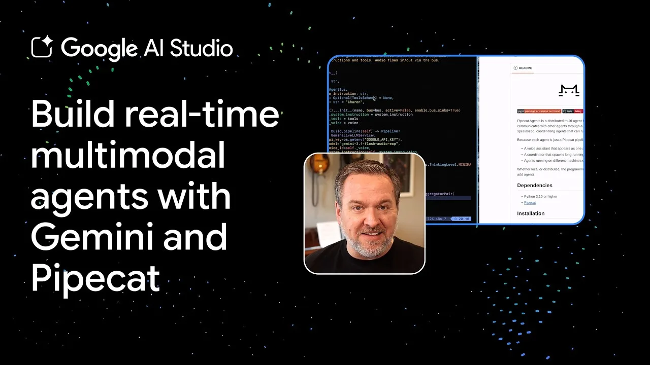 Pipecat and Gemini: build a voice agent with tools