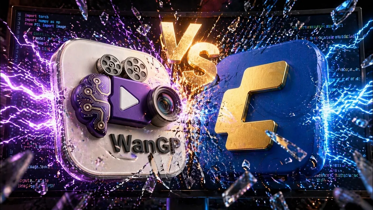 Wan2GP vs ComfyUI: AI video workflows and VRAM