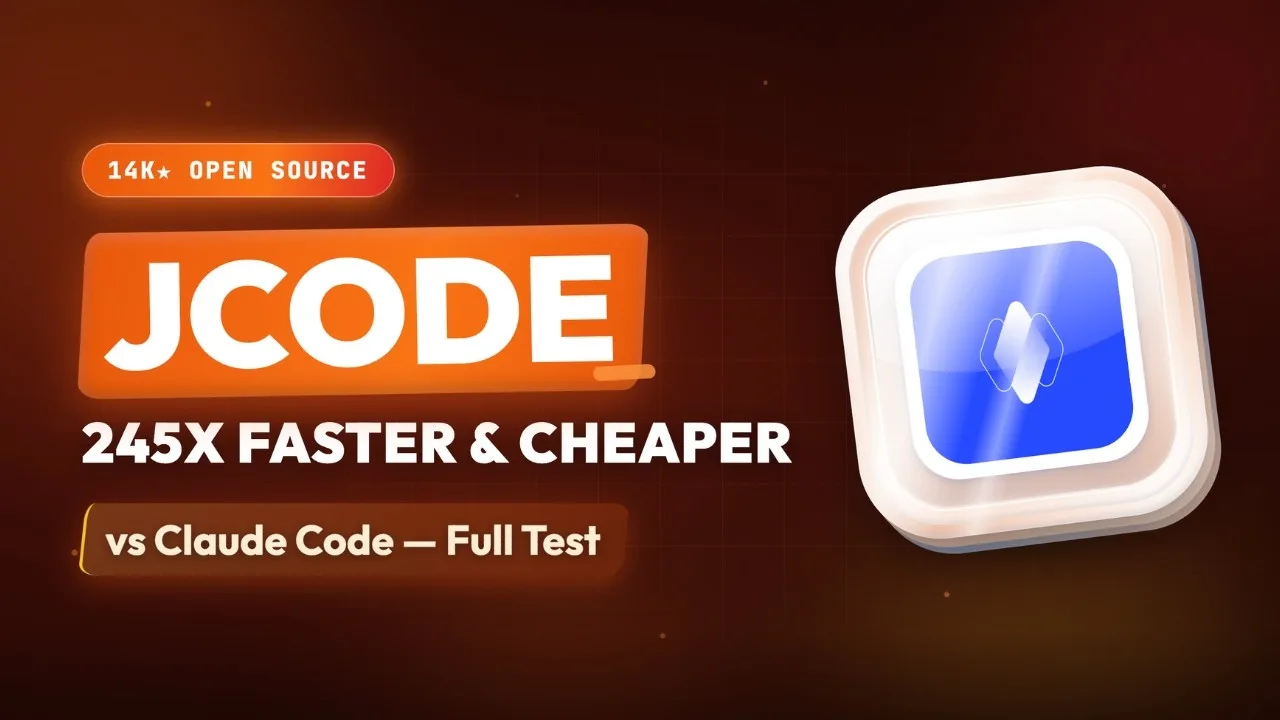 JCode setup and Claude Code comparison