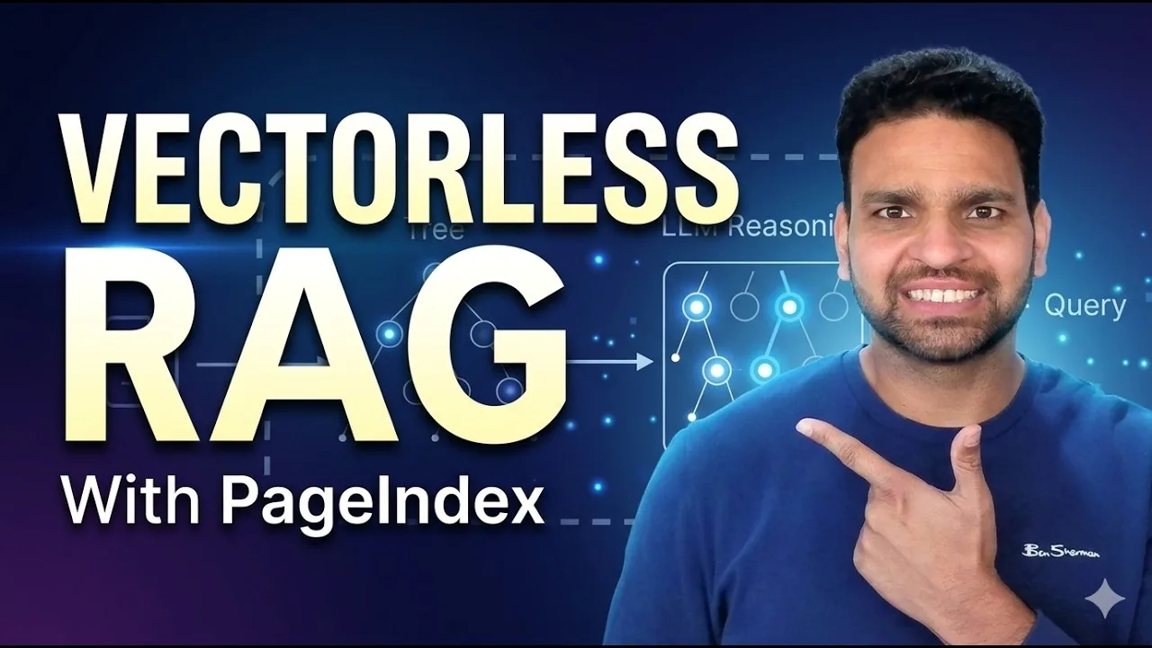 PageIndex tutorial: vectorless RAG vs vector RAG