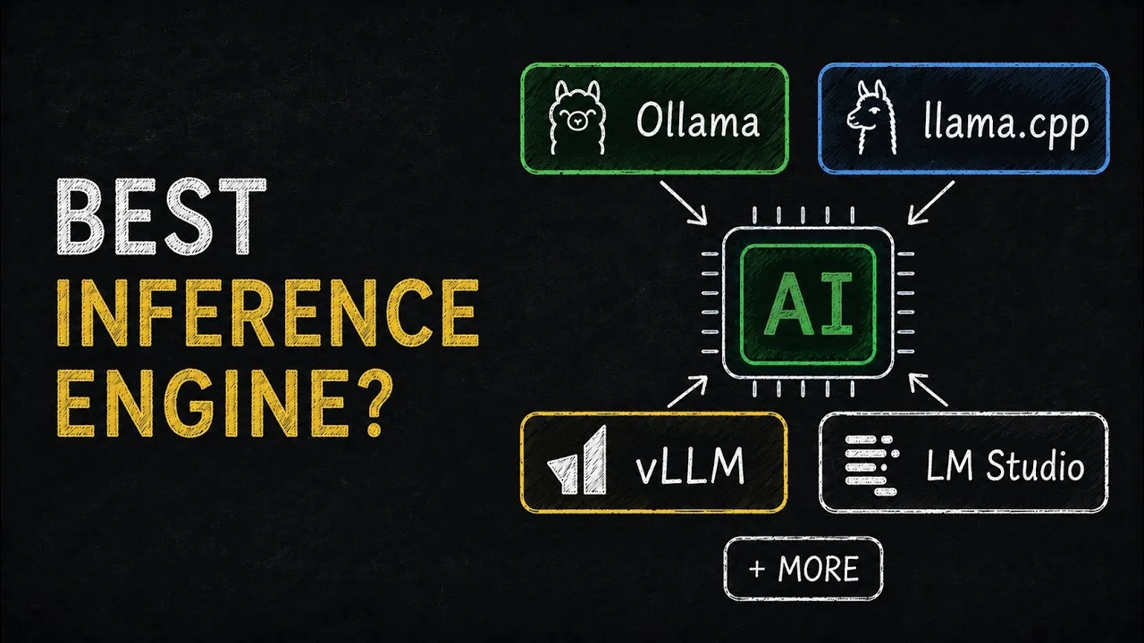 Ollama, llama.cpp, LM Studio and vLLM compared