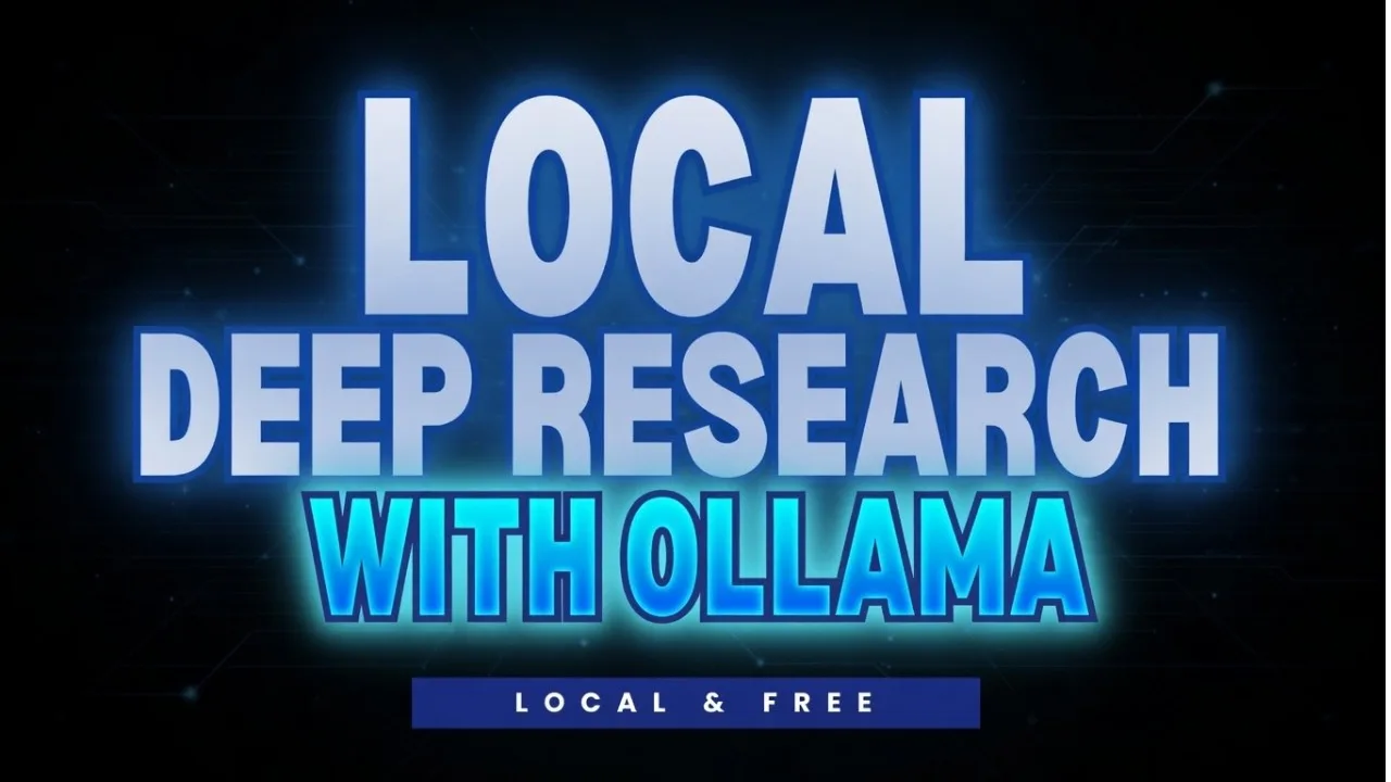 Local Deep Research + Ollama: Docker setup tutorial