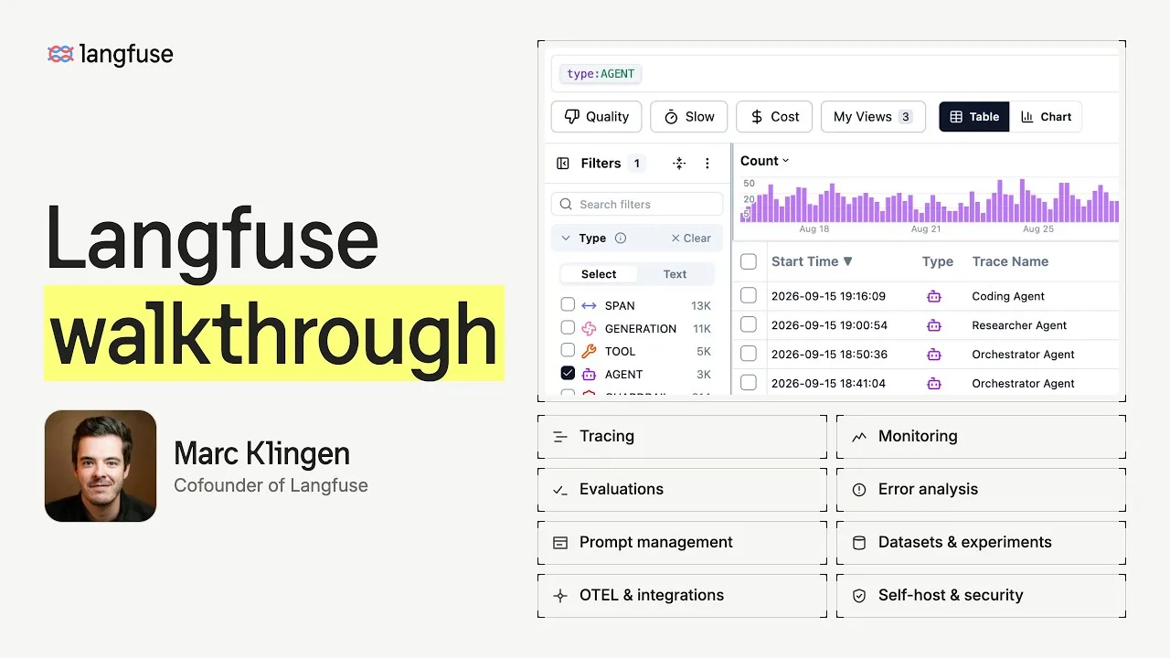 Langfuse walkthrough: tracing, evals and self-hosting