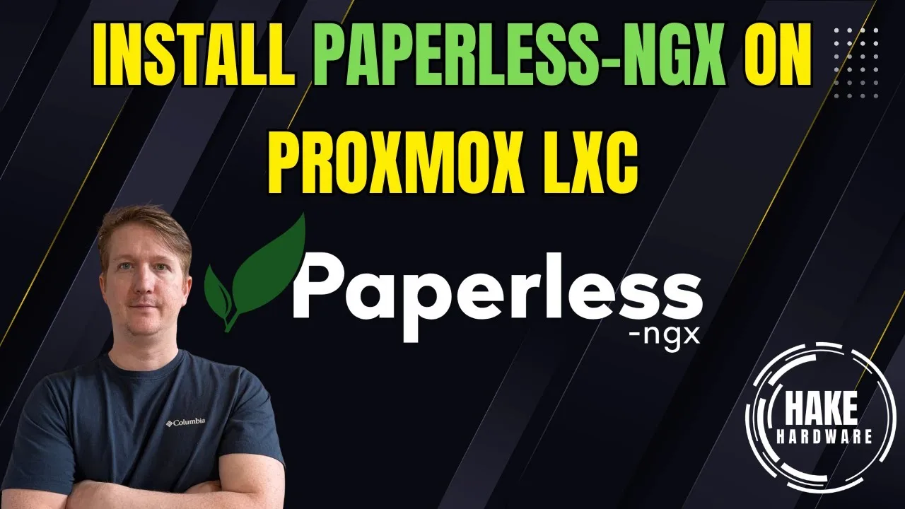 Paperless-ngx on Proxmox LXC: manual setup guide