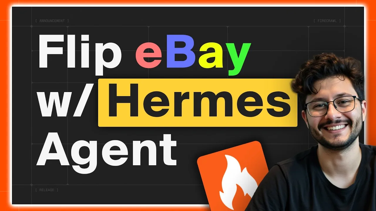 Hermes Agent + Firecrawl: eBay finder setup with Docker
