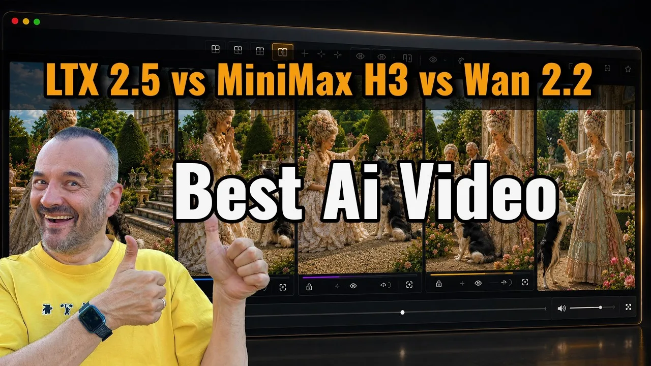 LTX 2.5 vs MiniMax H3 vs Wan 2.2 in ComfyUI