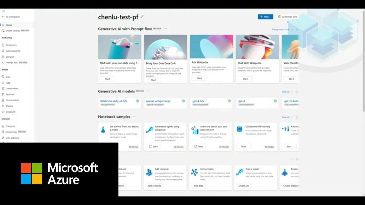 Prompt flow tutorial: local development and Azure runs