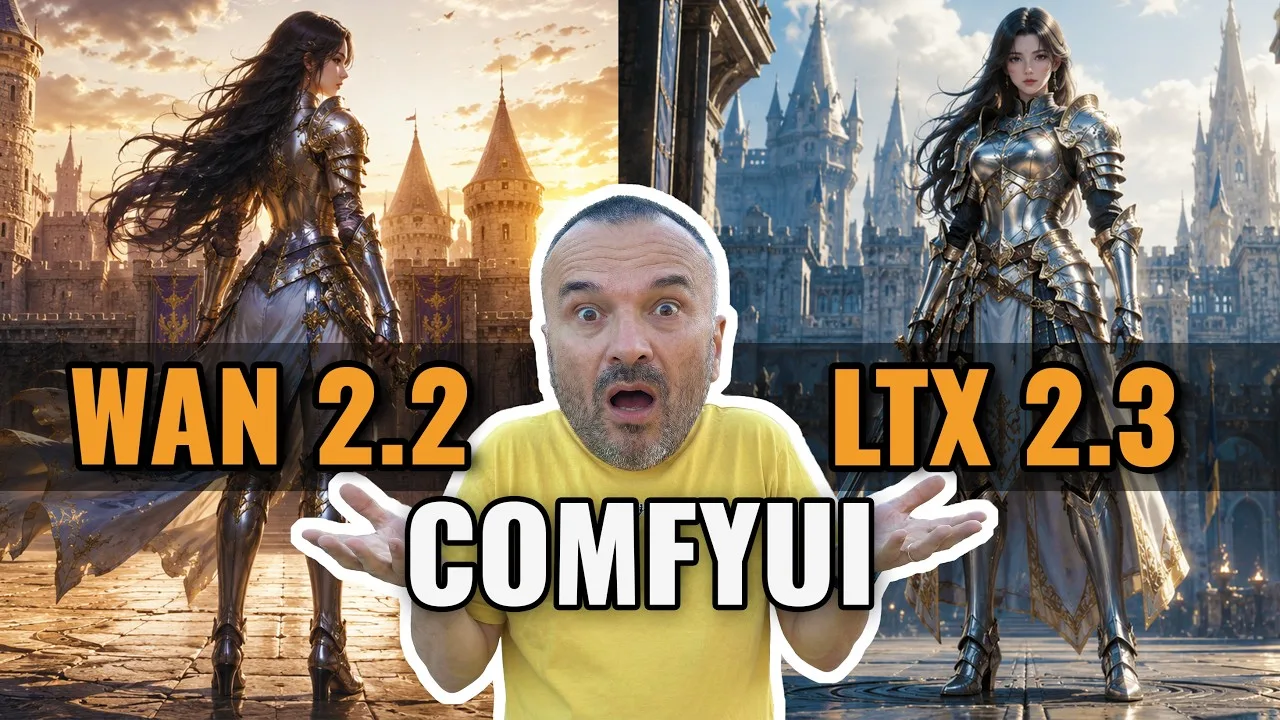 LTX 2.3 vs Wan 2.2: ComfyUI setup and video comparison