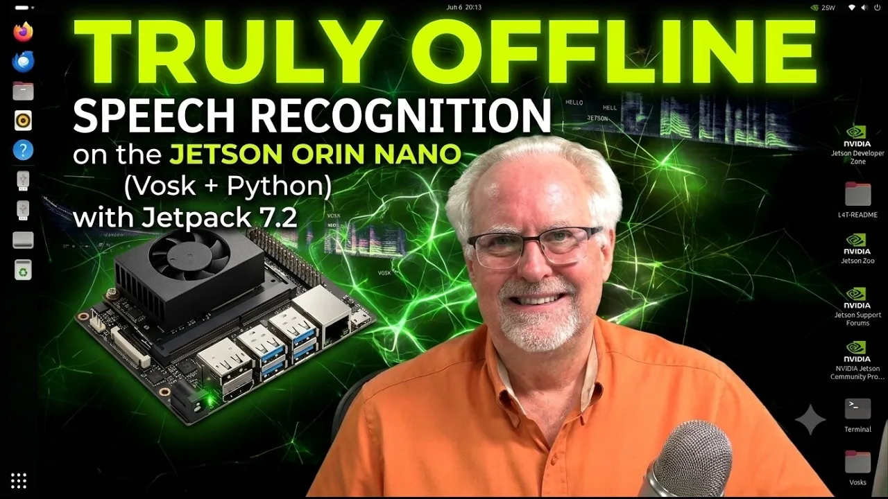 Vosk + Python: offline speech setup on Jetson Orin Nano