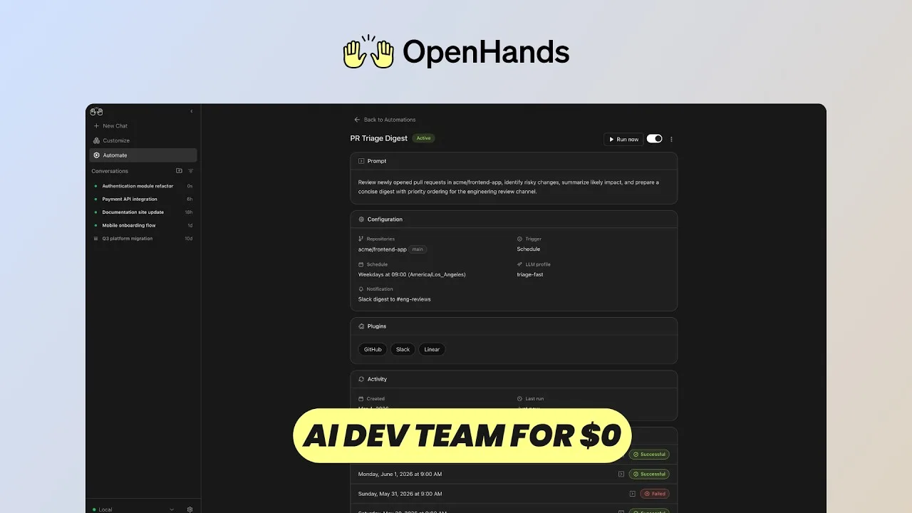 OpenHands setup with Elestio and GPT-5