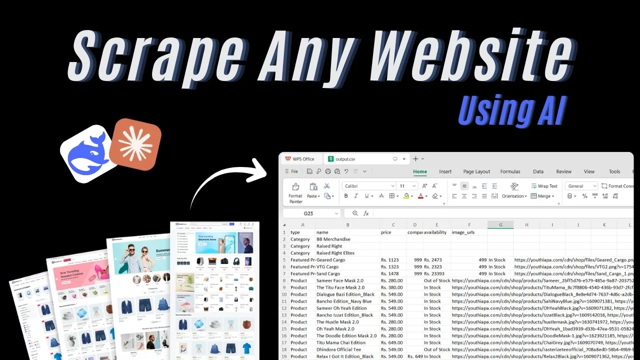Crawl4AI Docker setup and DeepSeek CSV tutorial
