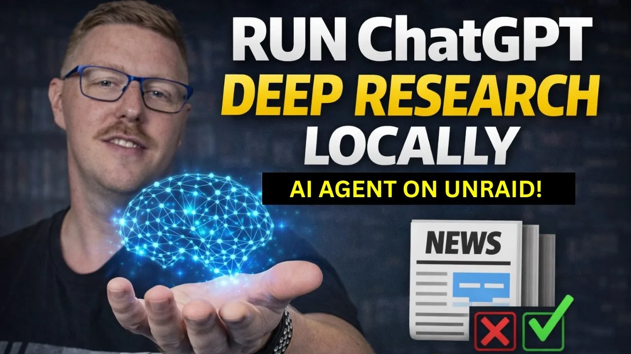 Local Deep Research: Unraid setup with Ollama and SearXNG