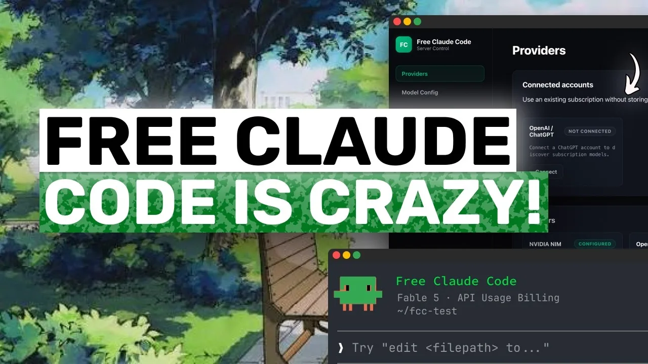 Free Claude Code setup with local and API models