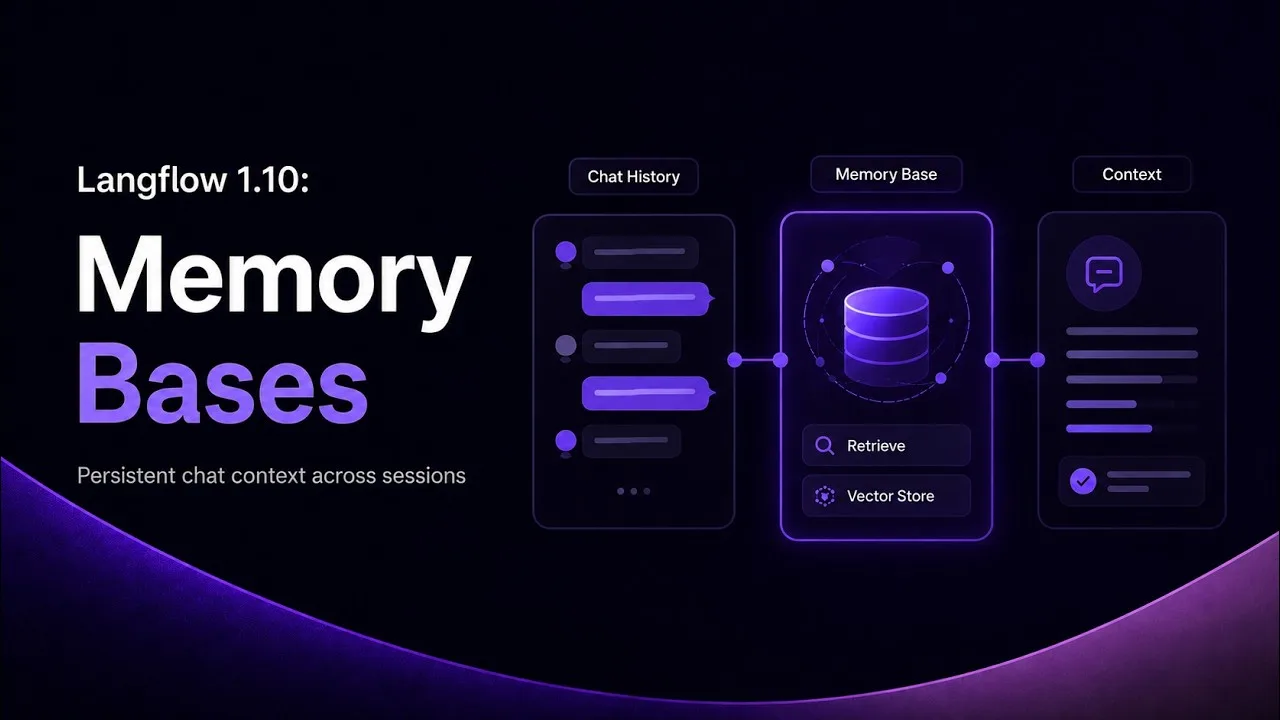 Langflow 1.10: Set up persistent agent memory
