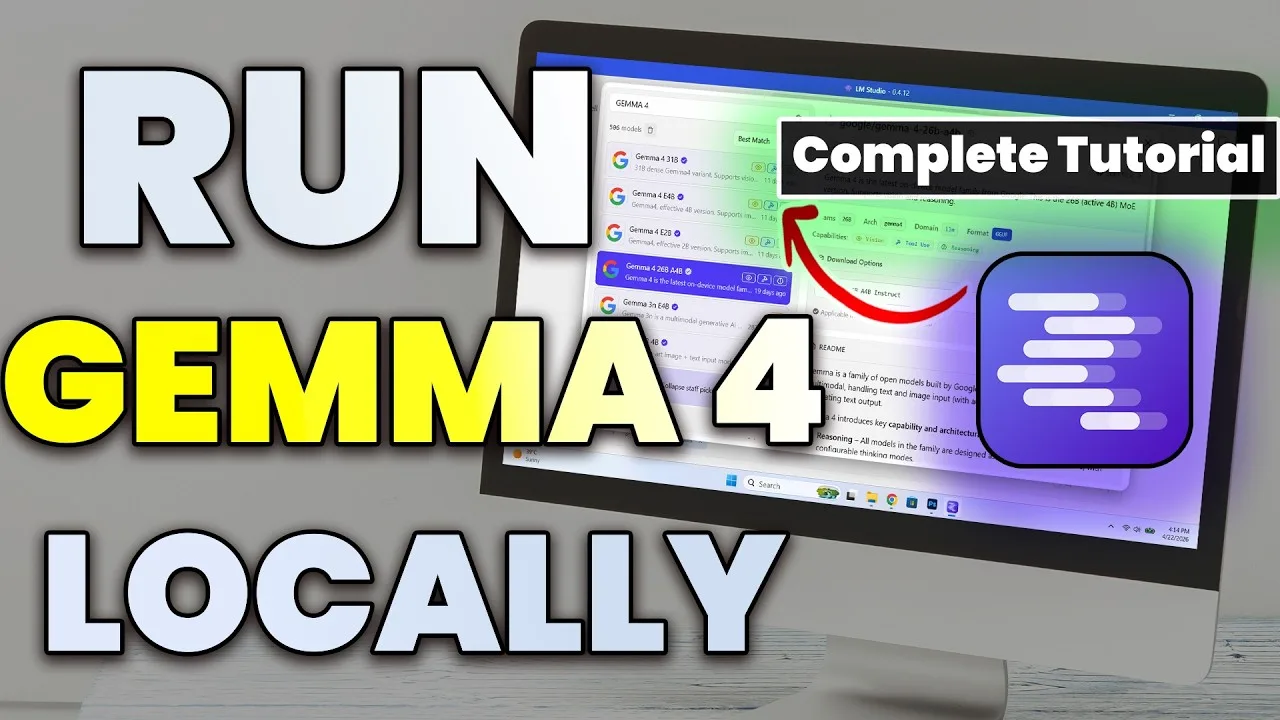 Gemma 4 setup with LM Studio and VS Code