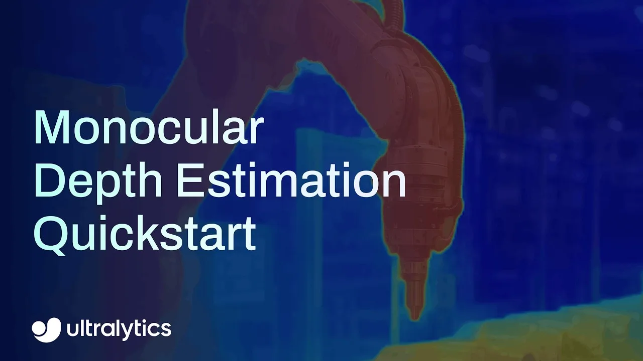 Ultralytics YOLO26: Python depth estimation tutorial