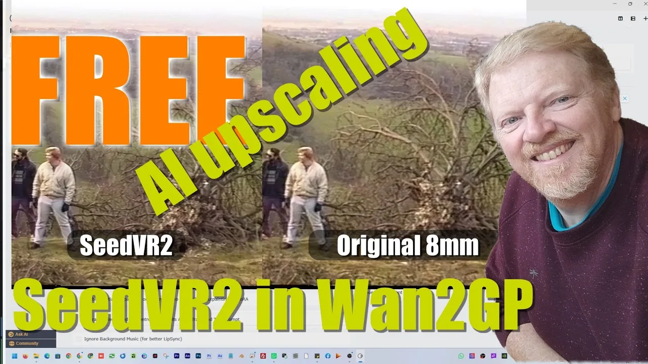SeedVR2 in Wan2GP: tutorial and Topaz comparison