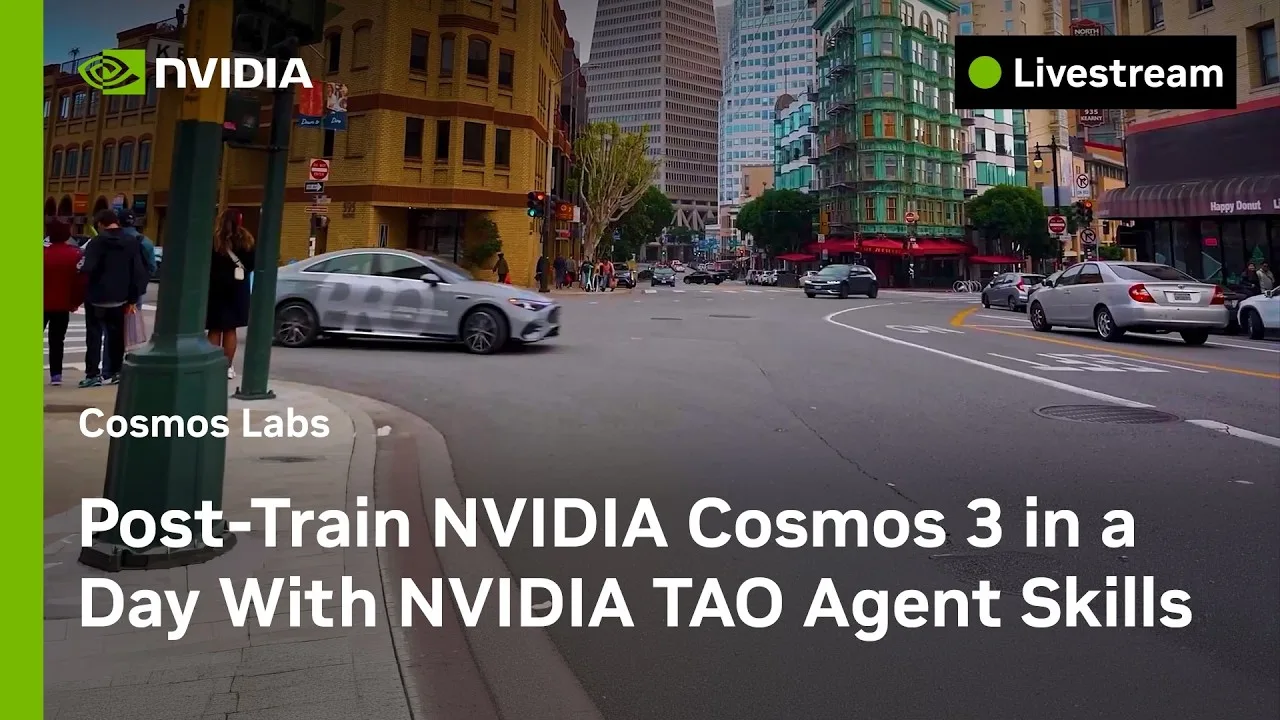 NVIDIA Cosmos 3: post-training with TAO agent skills