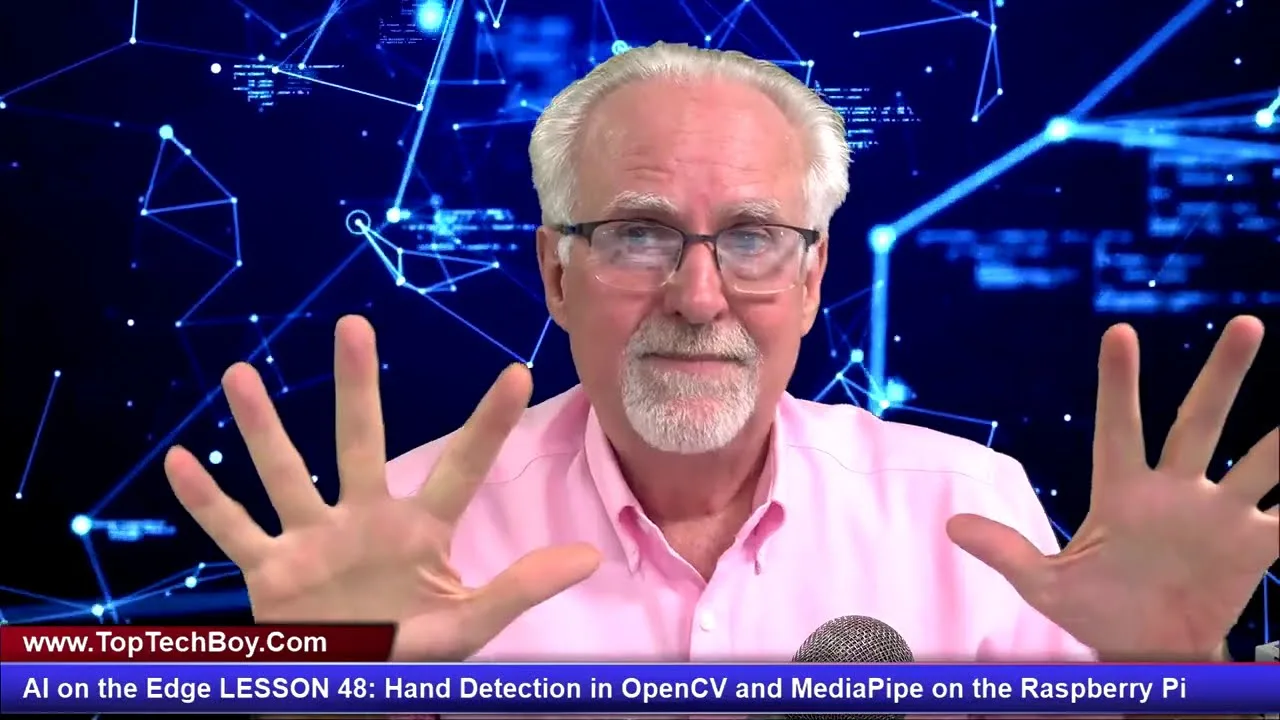 MediaPipe and OpenCV hand detection on Raspberry Pi 5