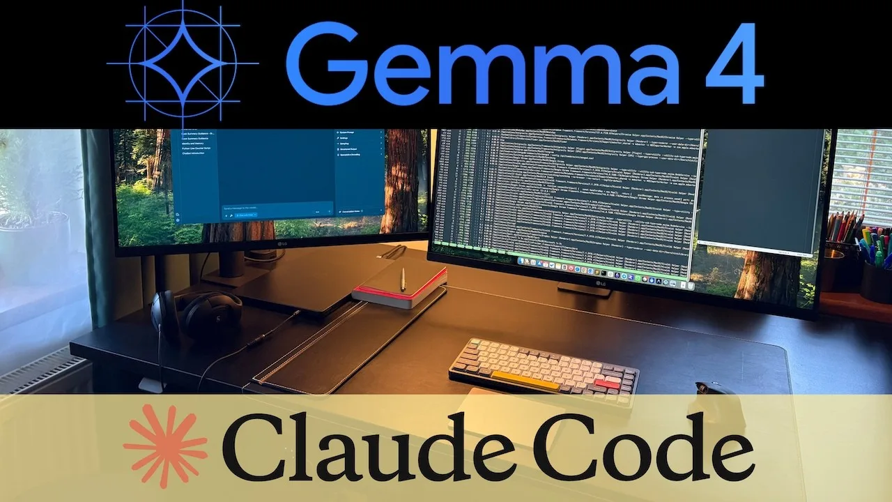 Claude Code with Gemma 4: setup and model comparison