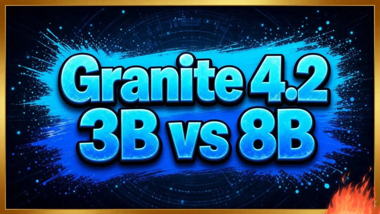 Granite 4.2 3B vs 8B: local setup and reasoning tests