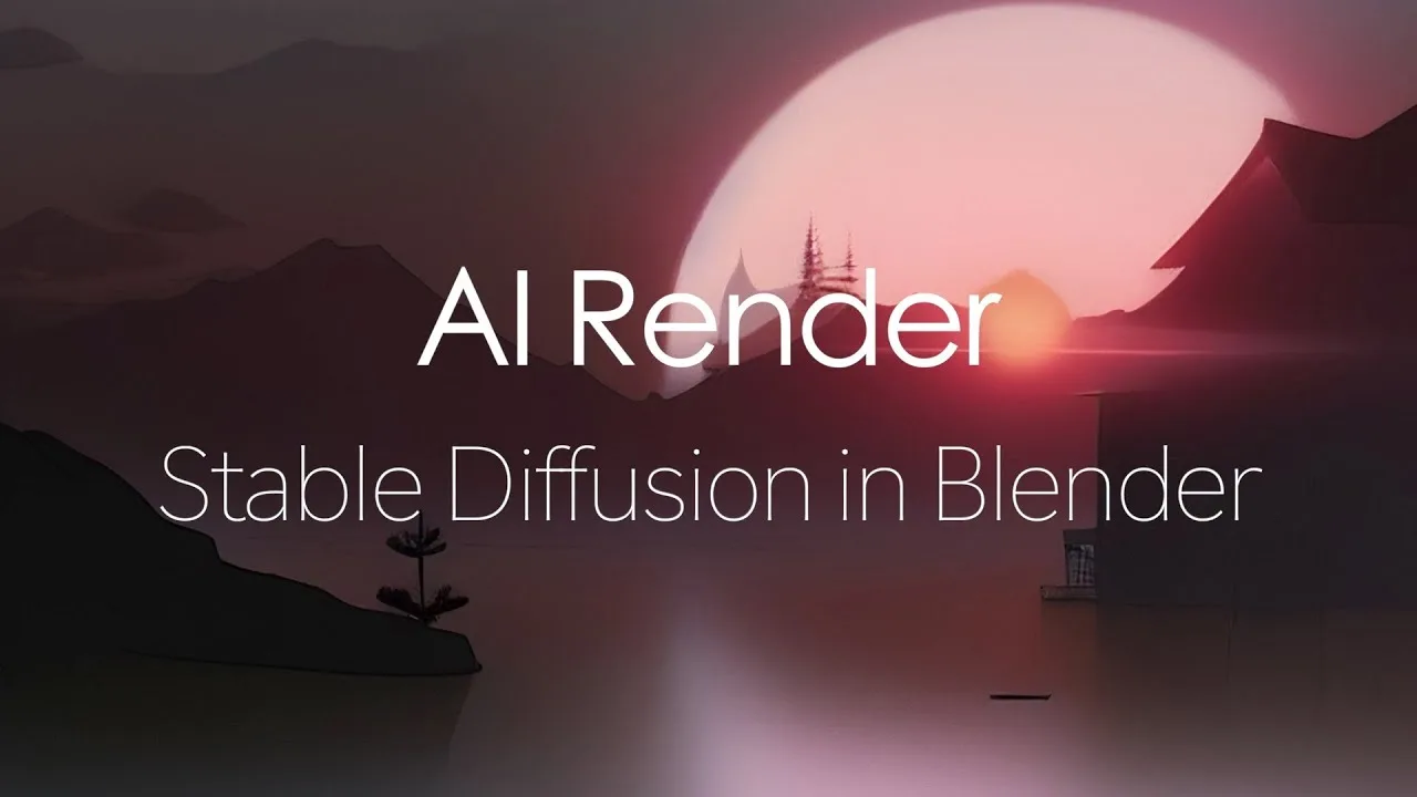 AI Render for Blender: Stable Diffusion setup tutorial