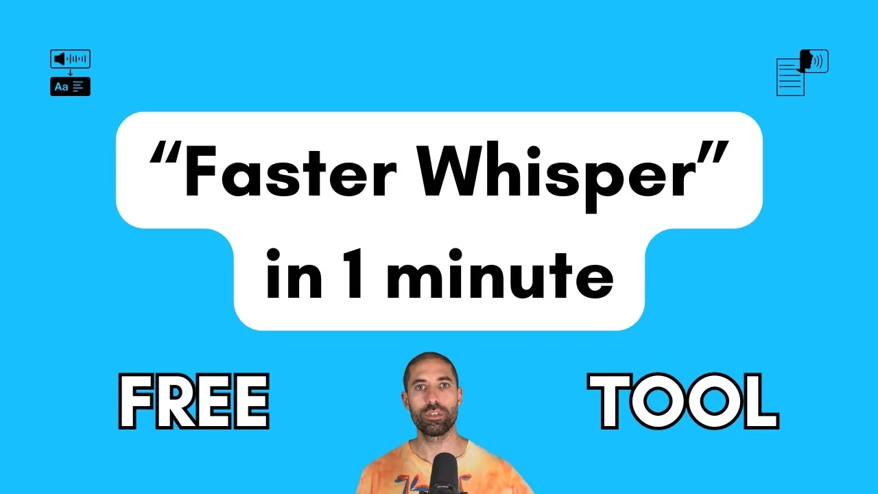 Faster Whisper demo: transcribe video locally